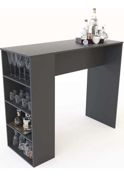 Tdesigno Asır Mutfak Adası Alt Modül 120 cm Antrasit