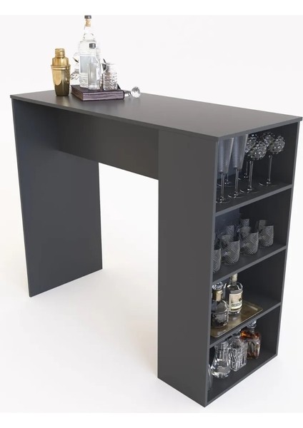 Tdesigno Asır Mutfak Adası Alt Modül 120 cm Antrasit