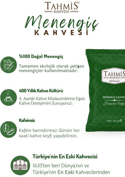 Menengiç Kahvesi Sütlü Toz 100 gr 3'lü Paket