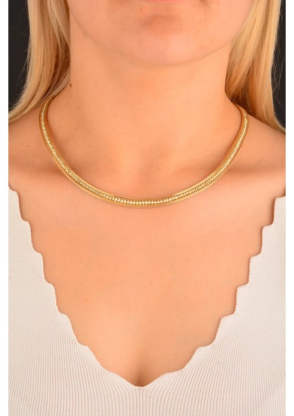 14 Ayar Dorikalı Altın Gerdanlık