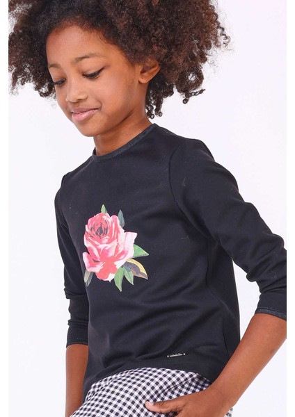 Kız Çocuk Uzun Kollu Tshirt Siyah fiyatları