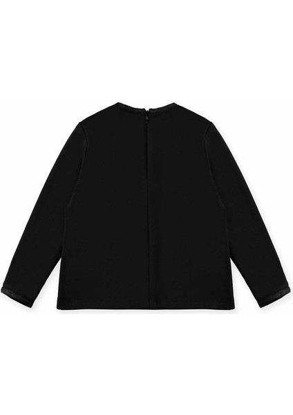 Kız Çocuk Uzun Kollu Tshirt Siyah fırsatları