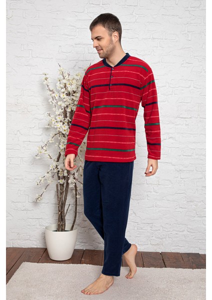 Kışlık Erkek Polar Pijama Takımı