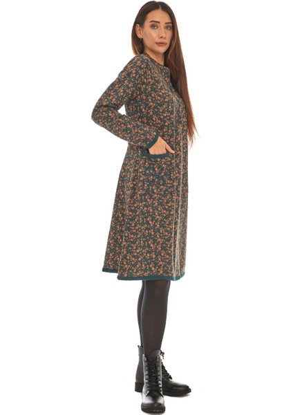 Pazen Petrol Yıldız Nakışlı Kısa Elbise indirimleri