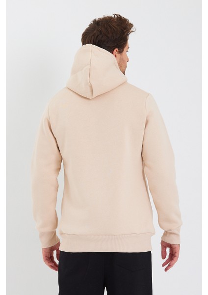 Kapüşonlu Kanguru Cepli Baskılı Sweatshirt fiyatları
