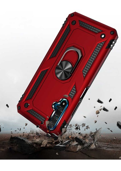 Huawei Nova 5t Kılıf Metal Yüzüklü Tank Zırh Standlı Kılıf fiyatları