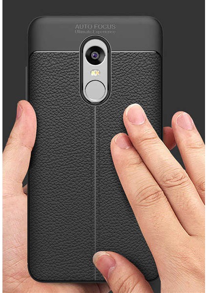 Xiaomi Redmi Note 4x Kılıf Kamera Korumalı Deri Görünümlü Silikon Kapak fırsatları