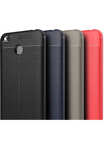 Xiaomi Redmi 4x Kılıf Kamera Korumalı Deri Görünümlü Silikon Kapak fiyatları