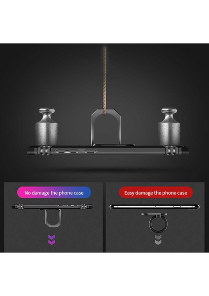 Huawei Y9 Prime 2019 Kılıf Metal Yüzüklü Tank Zırh Standlı Kılıf modelleri