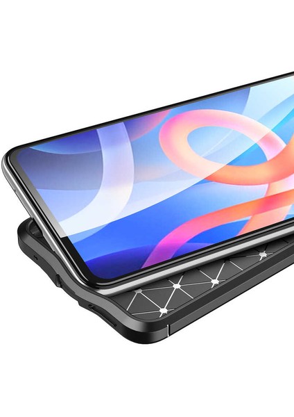 Xiaomi Redmi Note 11S Global Kılıf Kamera Korumalı Deri Görünümlü Silikon Kapak