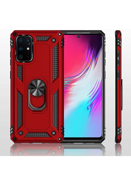Galaxy S20 Plus Kılıf Metal Yüzüklü Tank Zırh Standlı Kılıf modelleri
