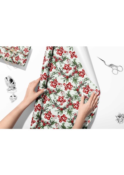 50 x 70 cm Yeni Yıl Yılbaşı Noel Temalı Hediye Paketleme Ambalaj Kağıdı (6’lı Paket) fırsatları