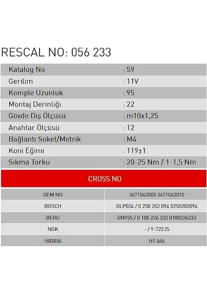 Isıtma Bujisi - Hyundai - Kia fiyatları