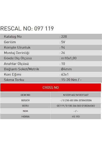 Isıtma Bujisi - Audi - Volkswagen - Skoda - Seat fiyatları
