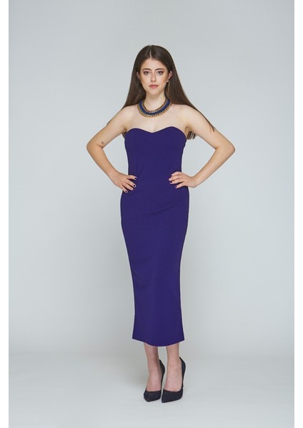 Crepe Classic Strapless Dress