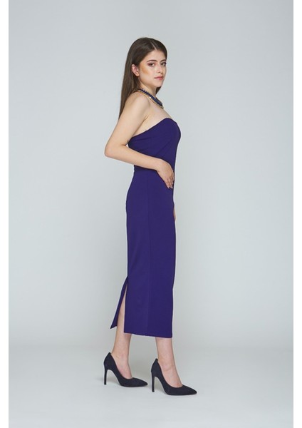 Crepe Classic Strapless Dress