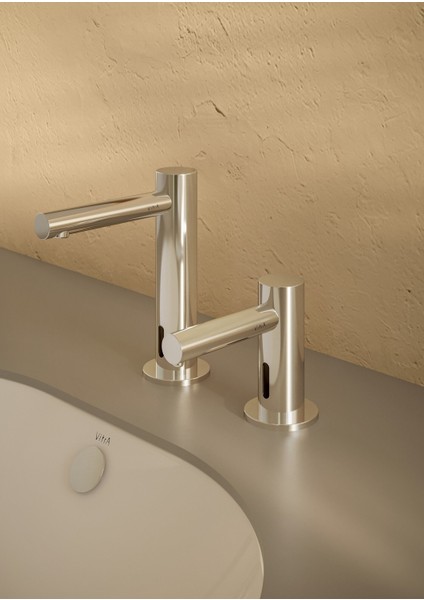 Origin A44699 Temassız Kısa Sıvı Sabunluk, Tezgah Üzeri, Elektrikli, Krom fiyatları