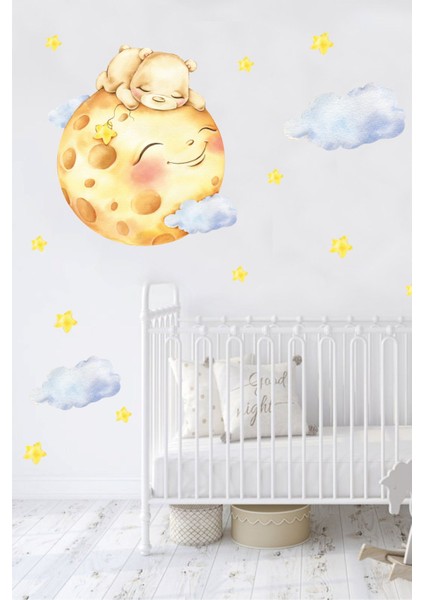 Ayda Ki Ayıcık Çocuk Odası Stickerı