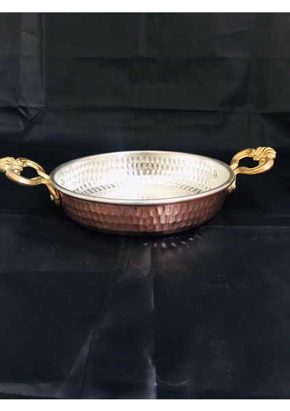 Bakır Dövme Kalın Tava/sahan 19CM