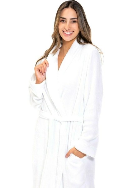 Kadife Bornoz %100 Pamuk