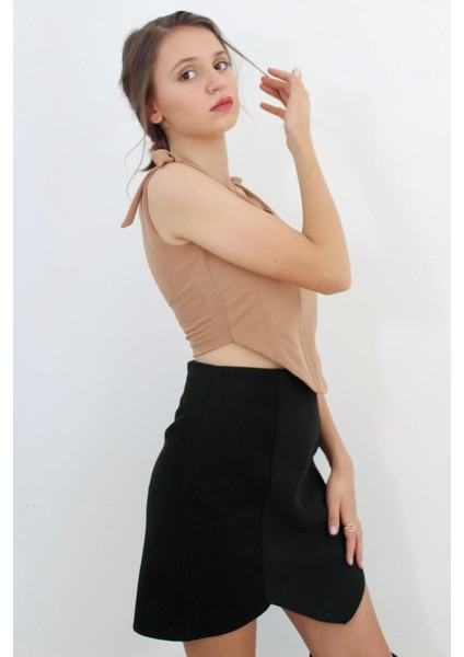 Nude Balenli Crop Top, Tasarım, Hediye, Büyük Beden modelleri
