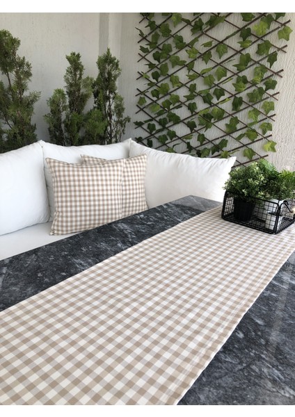 Pötikareli Bej Keten Runner