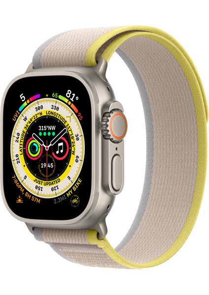 Apple Watch 8 45MM Uyumlu Kordon Trail Loop Kayış Kordon