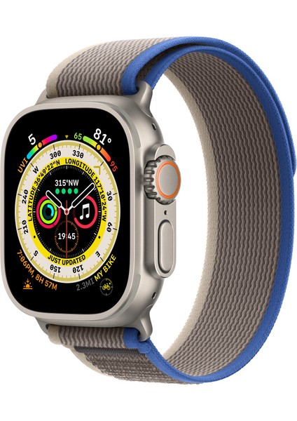 Apple Watch 8 45MM Uyumlu Kordon Trail Loop Kayış Kordon