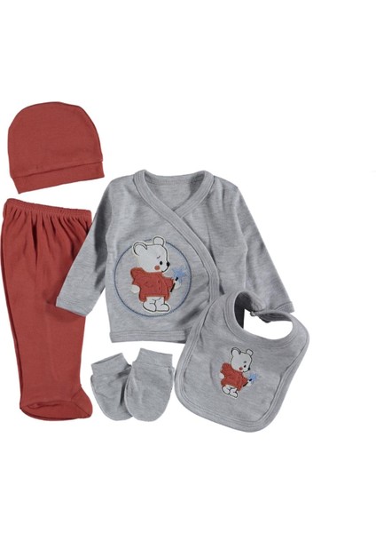 Gri Ayı 5li 1 Ay,2 Ay,3 Ay Erkek Paket Adedi 1 modelleri