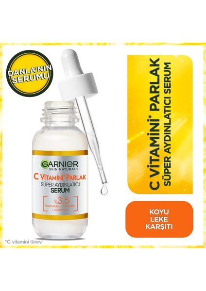 2'li Garnier C Vitamini Parlak Süper Aydınlatıcı Serum Seti