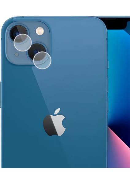Apple iPhone 14 Plus Kamera Camı Lens Koruyucu Nano Esnek Film