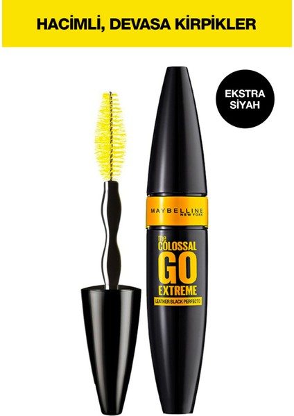 Maybelline 2'li Colossal Go Extreme Extra Siyah Maskara Seti