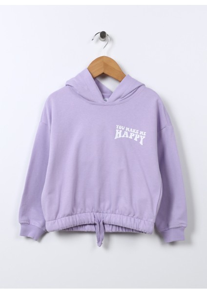 Sweatshirt, 5 Yaş, Lila