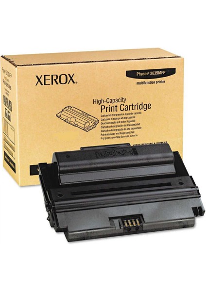 108R00796 Siyah Yüksek Kapasiteli Orijinal Toner Kartuşu 10000 Sayfa,phaser 3635MFP