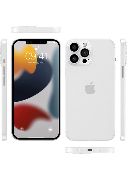 Kip GSM Apple iPhone 13 Pro Mat Kılıf, Pürüzsüz Sararmaz Ultra Ince