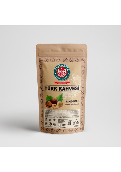 Mare Mosso Fındık Aromalı Türk Kahvesi 250 Gr