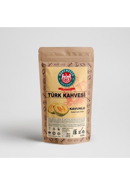 Mare Mosso Kavun Aromalı Türk Kahvesi 250 Gr