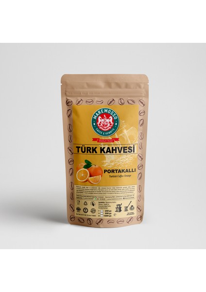 Mare Mosso Portakal Aromalı Türk Kahvesi 250 Gr