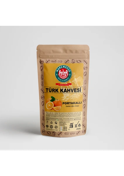 Mare Mosso Portakal Aromalı Türk Kahvesi 250 Gr