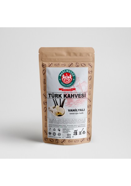 Mare Mosso Vanilya Aromalı Türk Kahvesi 250 Gr