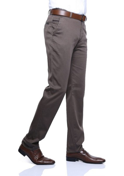Erkek Klasik Kesim Keten Pantolon
