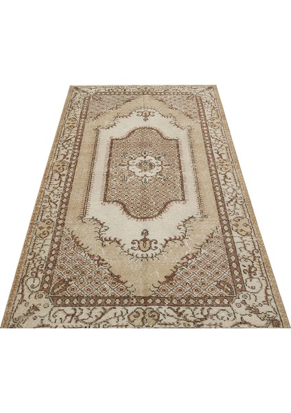 Gerçek El Dokuma Eskıtme Vintage Halı 110 X 198 Cm 9575 fiyatları