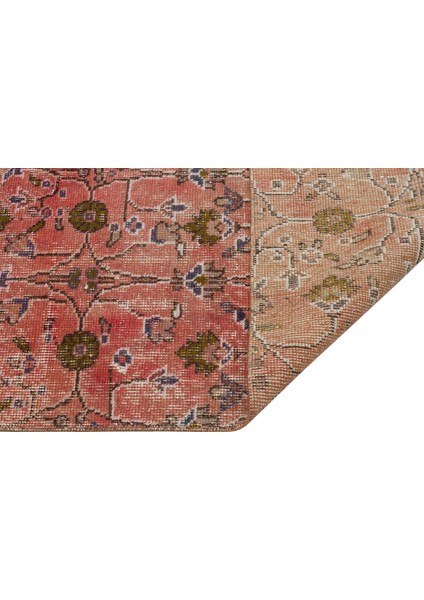 Vintage Eskıtme El Dokuma Halı 125 X 225 Cm 9585