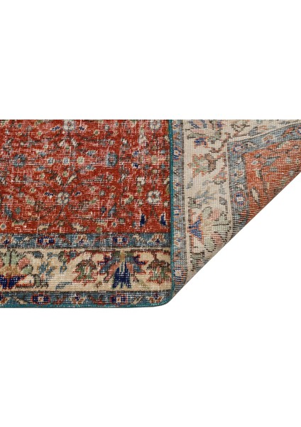 Eşsız Anadolu Vintage Eskıtme El Dokuma Halı 116 X 216 Cm 9589 fiyatları