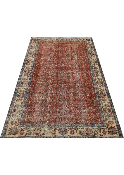 Eşsız Anadolu Vintage Eskıtme El Dokuma Halı 116 X 216 Cm 9589 modelleri