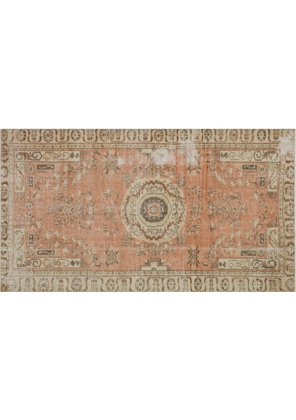 Gerçek El Dokuma Eskıtme Vintage Halı 175 X 272 Cm 9604