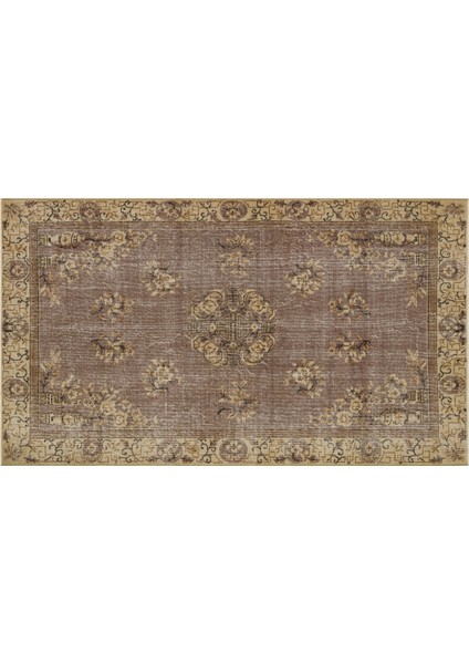 El Dokuma 100%Yün Vintage Halı 146 X 246 Cm 9627