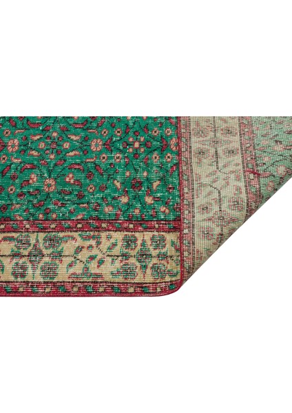 Özel Vintage El Dokuma Eskıtme Halı 161 X 269 Cm 9643