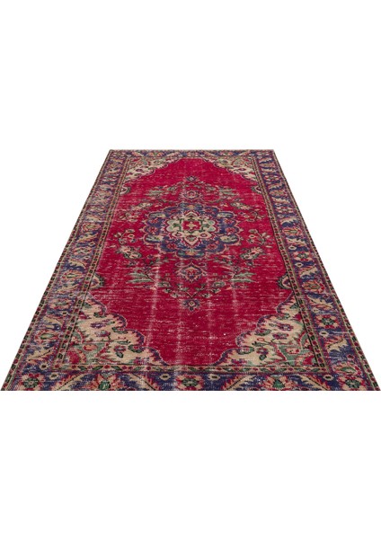 Gerçek El Dokuma Eskıtme Vintage Halı 156 X 247 Cm 9656 fiyatları
