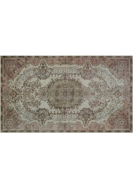 Özel Vintage El Dokuma Eskıtme Halı 170 X 291 Cm 9674